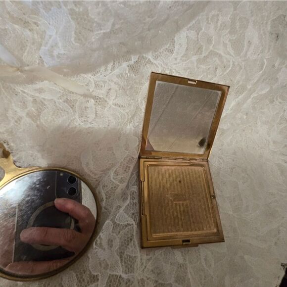 Vintage powder compacts/ Hand Mirror Vintage - Picture 13 of 13